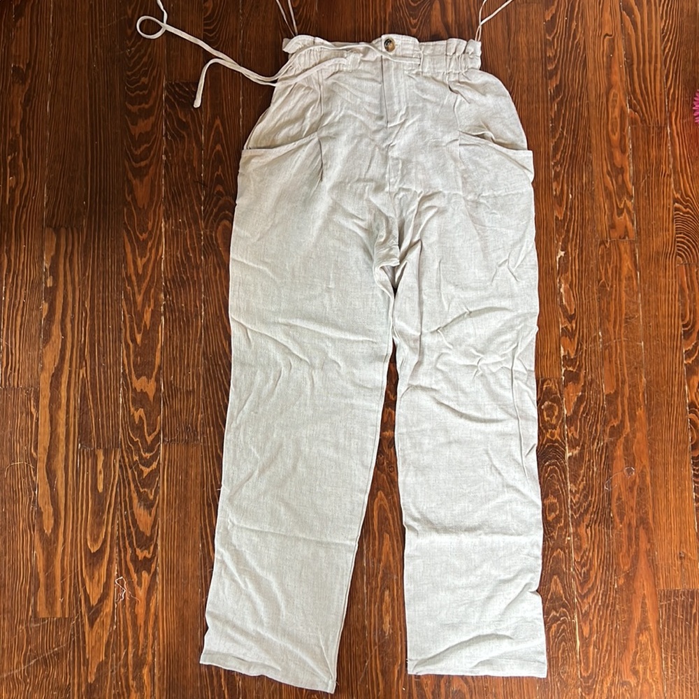 Princess Polly The Rex Pants Beige - US 4 - Picture 5 of 7
